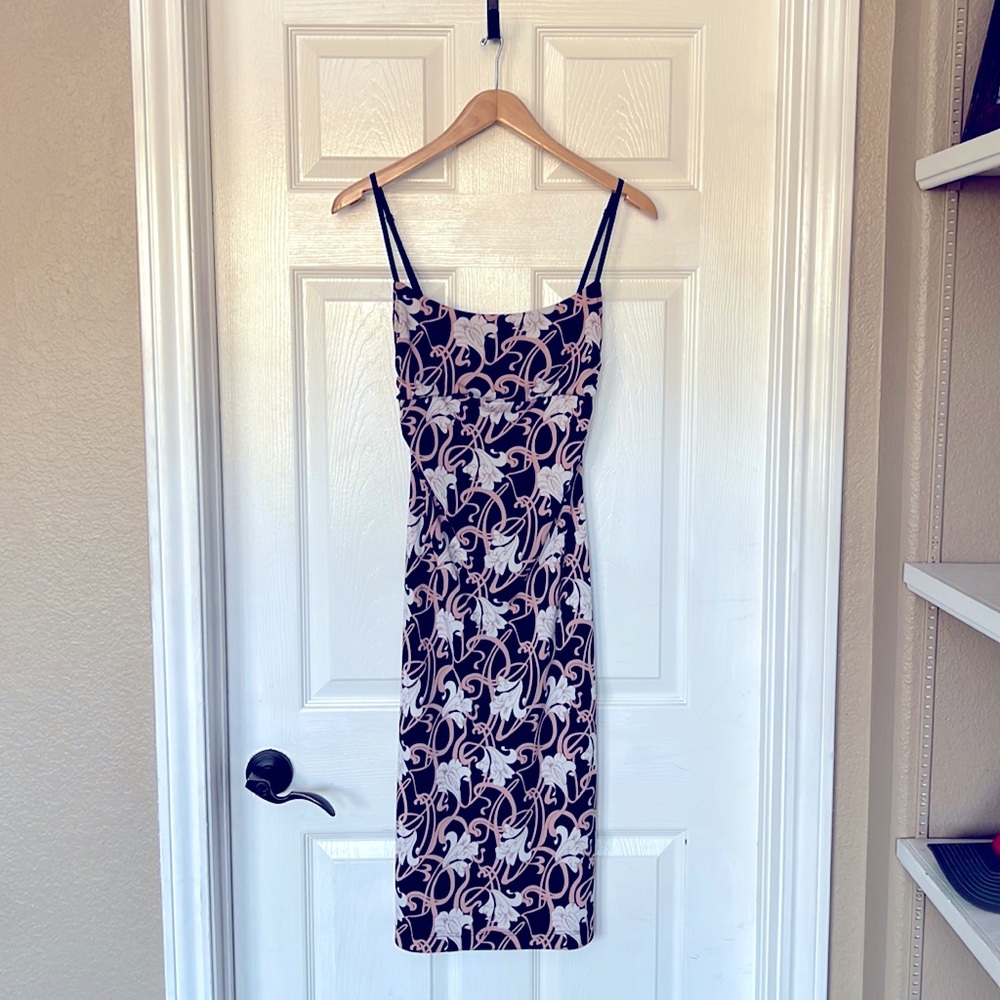 Vintage BCBG Paris dress - Medium - Gorgeous drape!